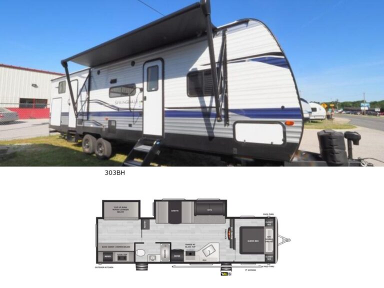 New 2022 Keystone RV Springdale 303BH Travel Trailer RV (Floor Plan)