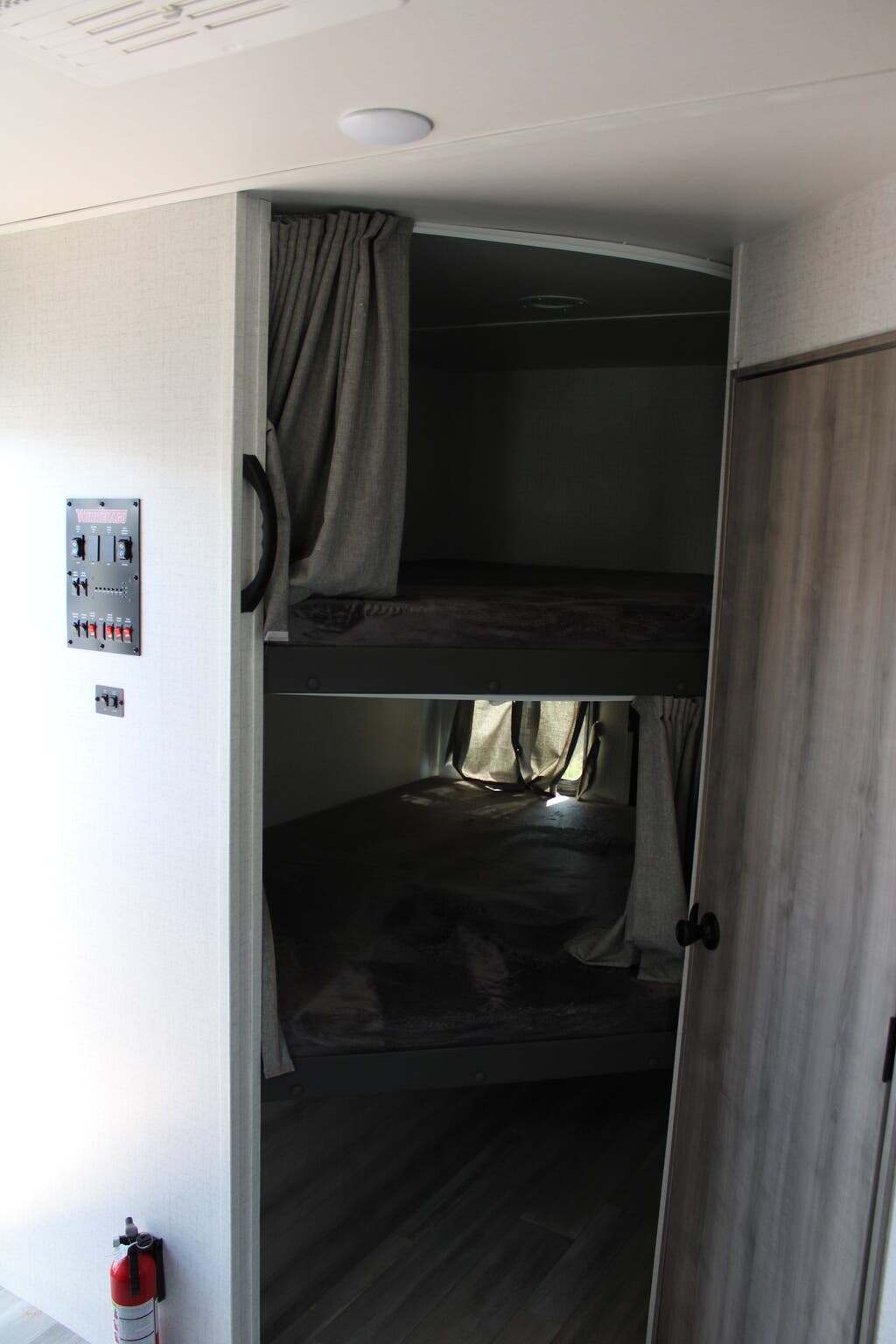 Bedroom with bunks.