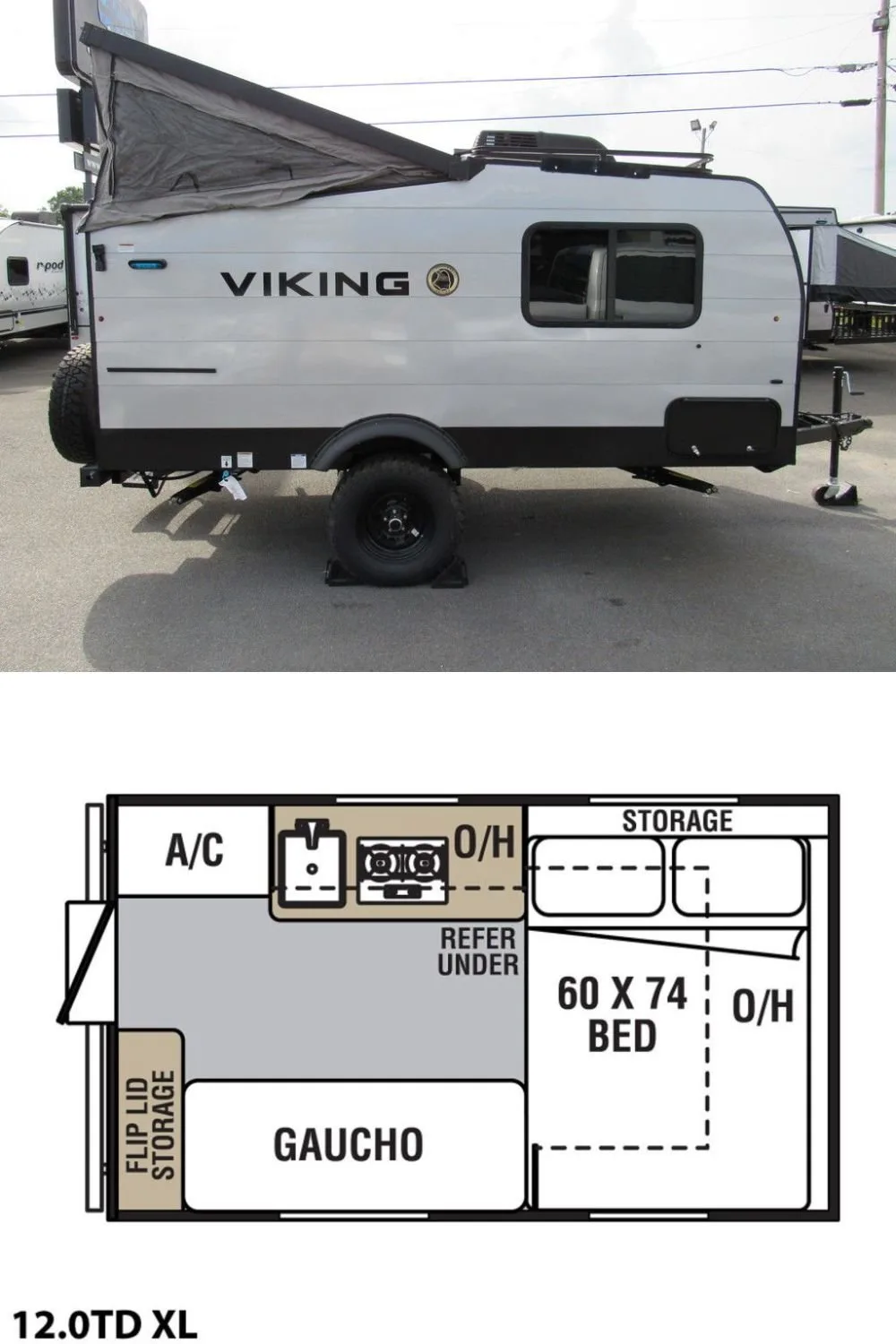 New 2022 Coachmen Viking Express 12.0TD XL Pop Up Camper RV