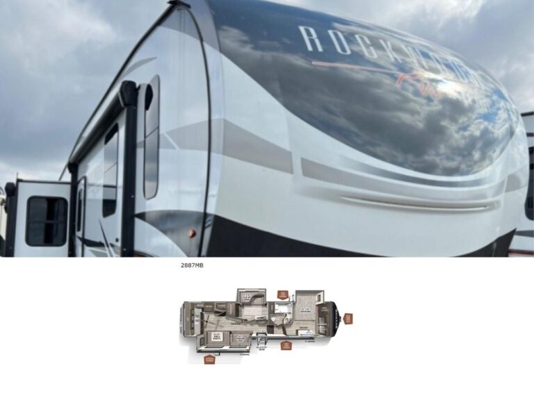 New 2022 Forest River RV Rockwood Ultra Lite 2887MB Fifth Wheel RV (Floor Plan)