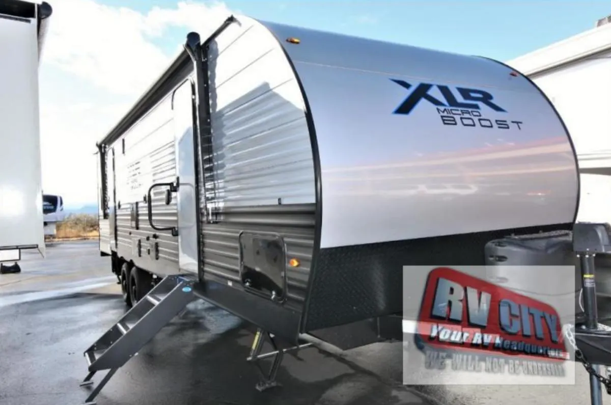 New 2022 Forest River RV XLR Micro Boost 29LRLE Travel Trailer Toy Hauler RV