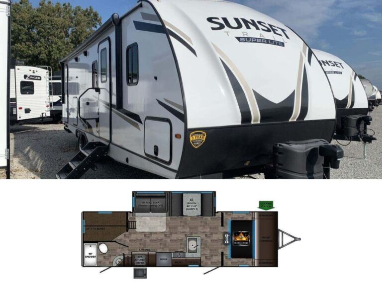 New 2022 Crossroads Sunset Trail Super Lite SS272BH Travel Trailer RV (Floor Plan)