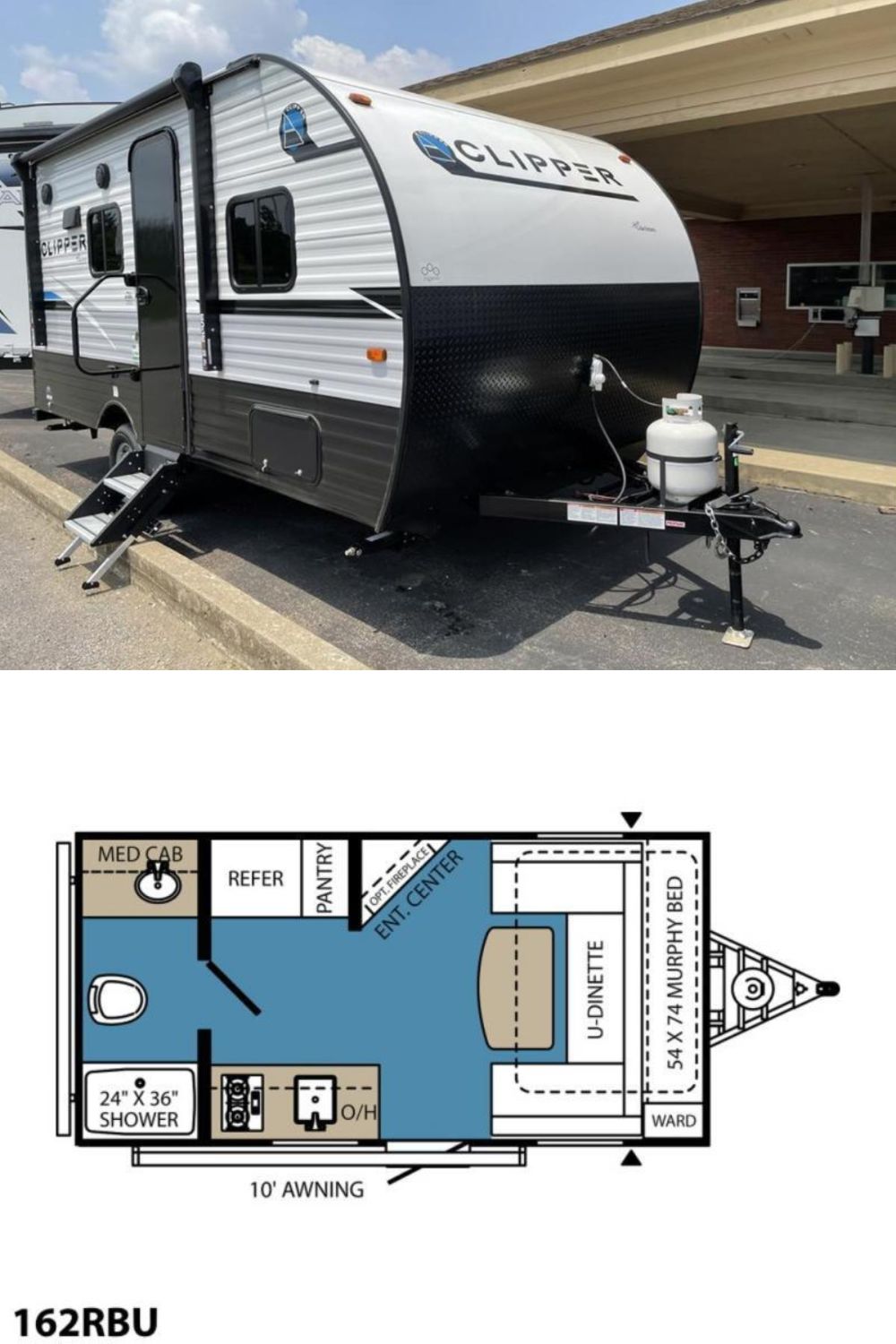 New 2022 Coachmen Clipper 162RBU Travel Trailer RV