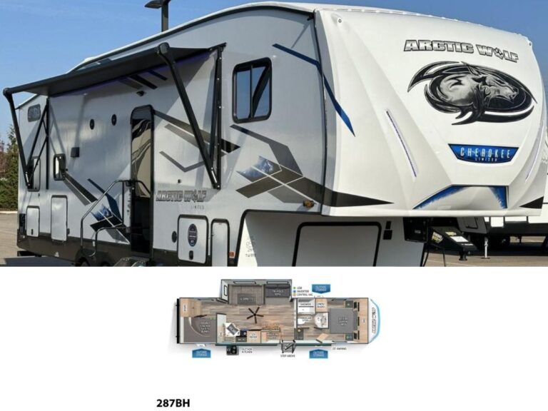 New 2024 Forest River Arctic Wolf 287BH Fifth Wheel RV (Floor Plan)