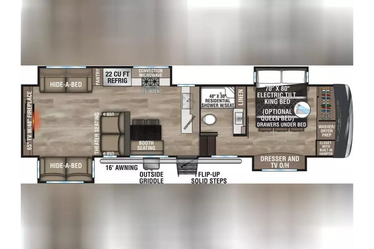 RV Floor plan