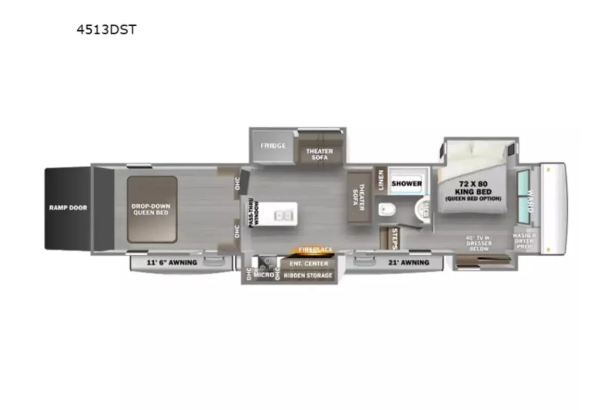 RV floor plan