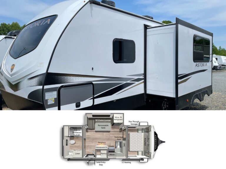 New 2022 Dutchmen ASTORIA 2203RB Travel Trailer RV (Floor Plan)