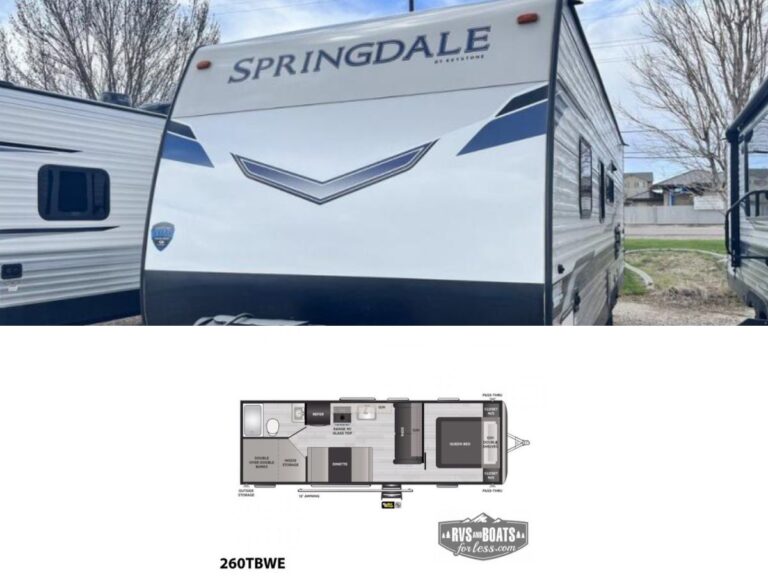 New 2022 Keystone RV Springdale 260TBWE Travel Trailer RV (Floor Plan)
