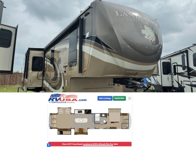 New 2017 Heartland Charleston Fifth Wheel RV (Floor Plan)