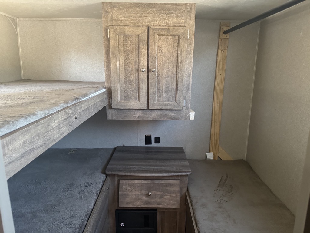 Bedroom with bunks.