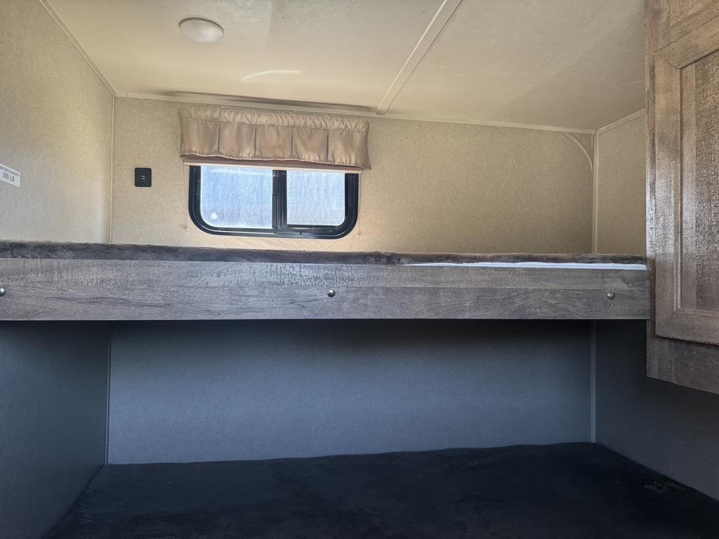 Bedroom with bunks.