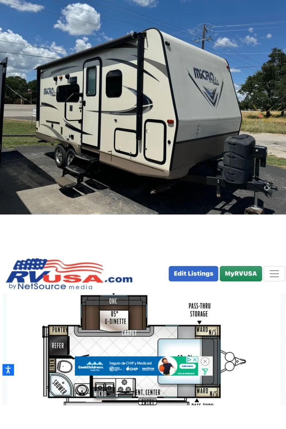 New 2018 Forest River FLAGSTAFF 21DS Travel Trailer RV