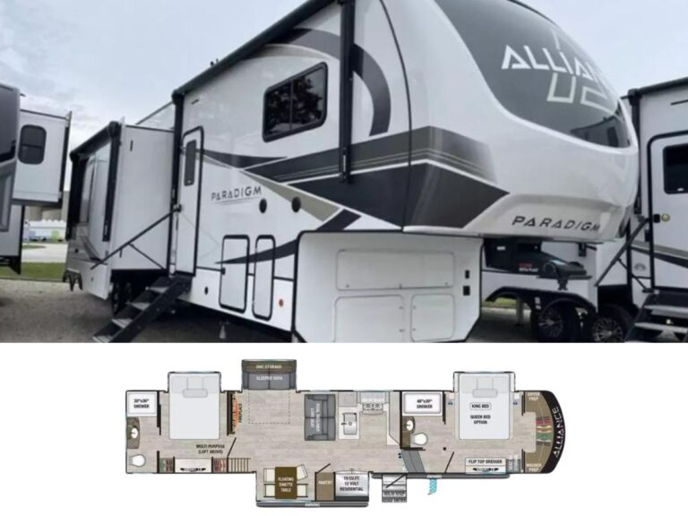New 2024 Alliance RV Fifth Wheel RV PARADIGM 395DS (Floor Plan)