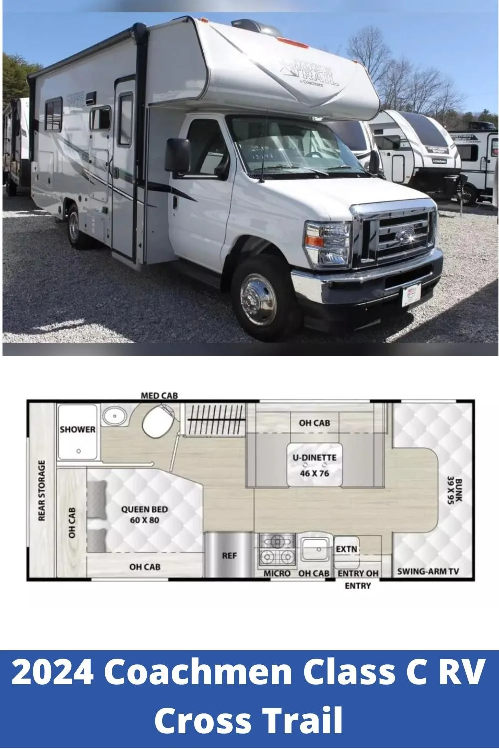 New 2024 Coachmen Class C RV Cross Trail (Floor Plan)