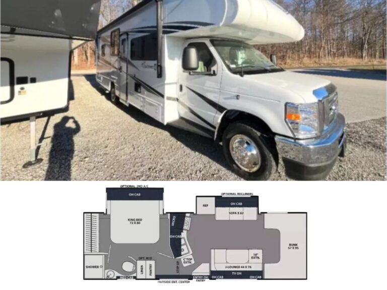 New 2024 Coachmen Class C RV Leprechaun 298KB (Floor Plan)