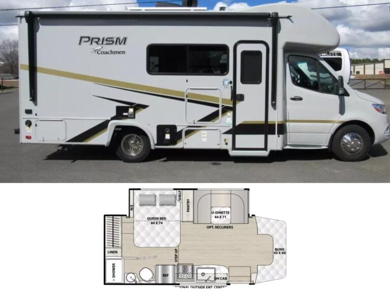New 2024 Coachmen Class C RV Prism Select 24FS (Floor Plan)