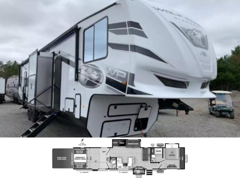 New 2024 Forest River Fifth Wheel Toy Hauler RV Cherokee Wolf Pack Diamond