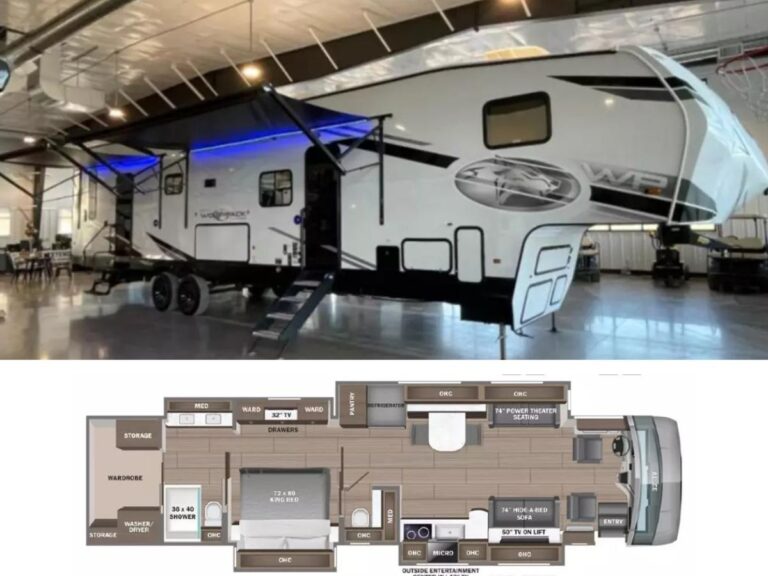 New 2024 Forest River RV Cherokee Wolf Pack 365PACK16 (Floor Plan)