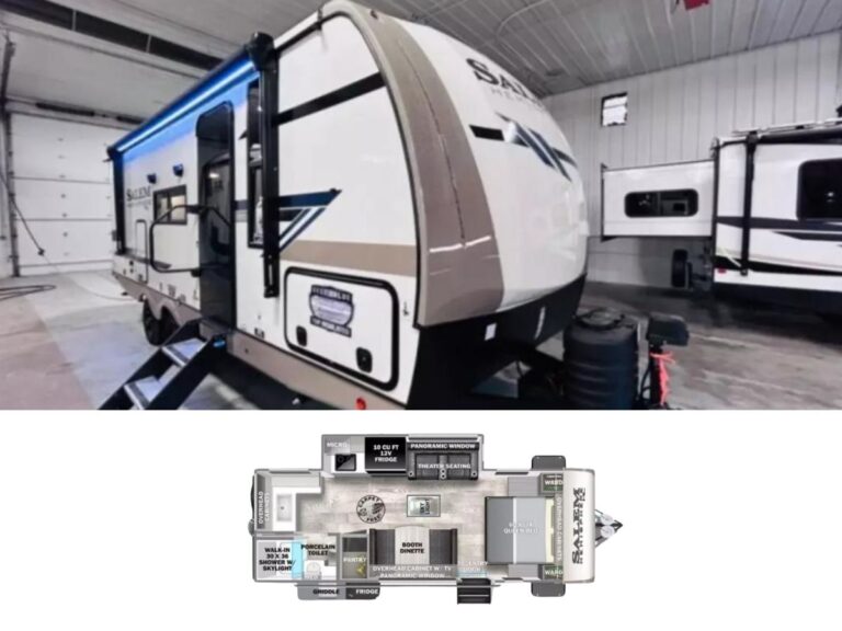 New 2024 Forest River RV Salem Hemisphere Hyper-Lyte 22RKHL (Floor Plan)