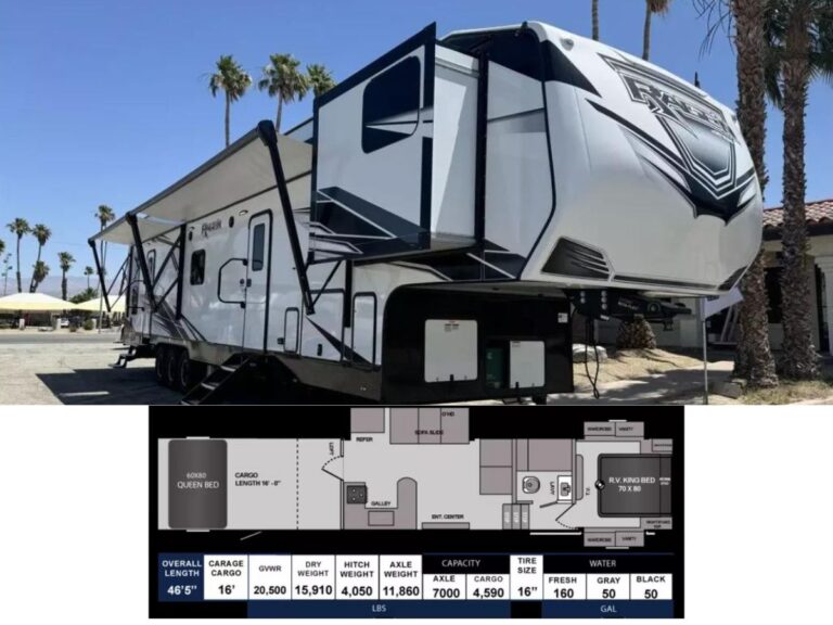 New 2024 Genesis Supreme RV Fifth Wheel Toy Hauler RV RAGEN RCK4016 (Floor Plan)