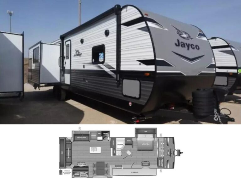 New 2024 Jayco Travel Trailer RV Jayco Jay Flight 340RLK (Floor Plan)