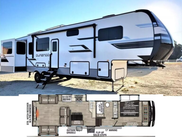 New 2024 Kz RV Fifth Wheel RV Durango D326RLT (Floor Plan)