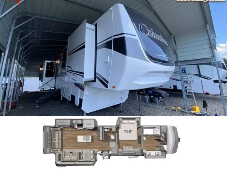 New 2024 Palomino Fifth Wheel RV Columbus 383FB (Floor Plan)