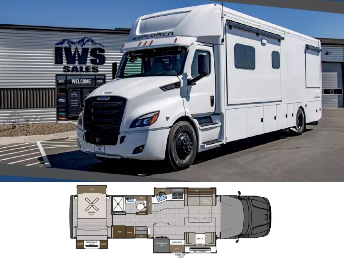 New 2024 Renegade Class C RV EXPLORER 38EMB (Floor Plan) - RVJunket