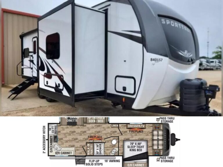New 2024 Venture RV Travel Trailer RV SportTrek Touring Edition STT272VRK (Floor Plan)