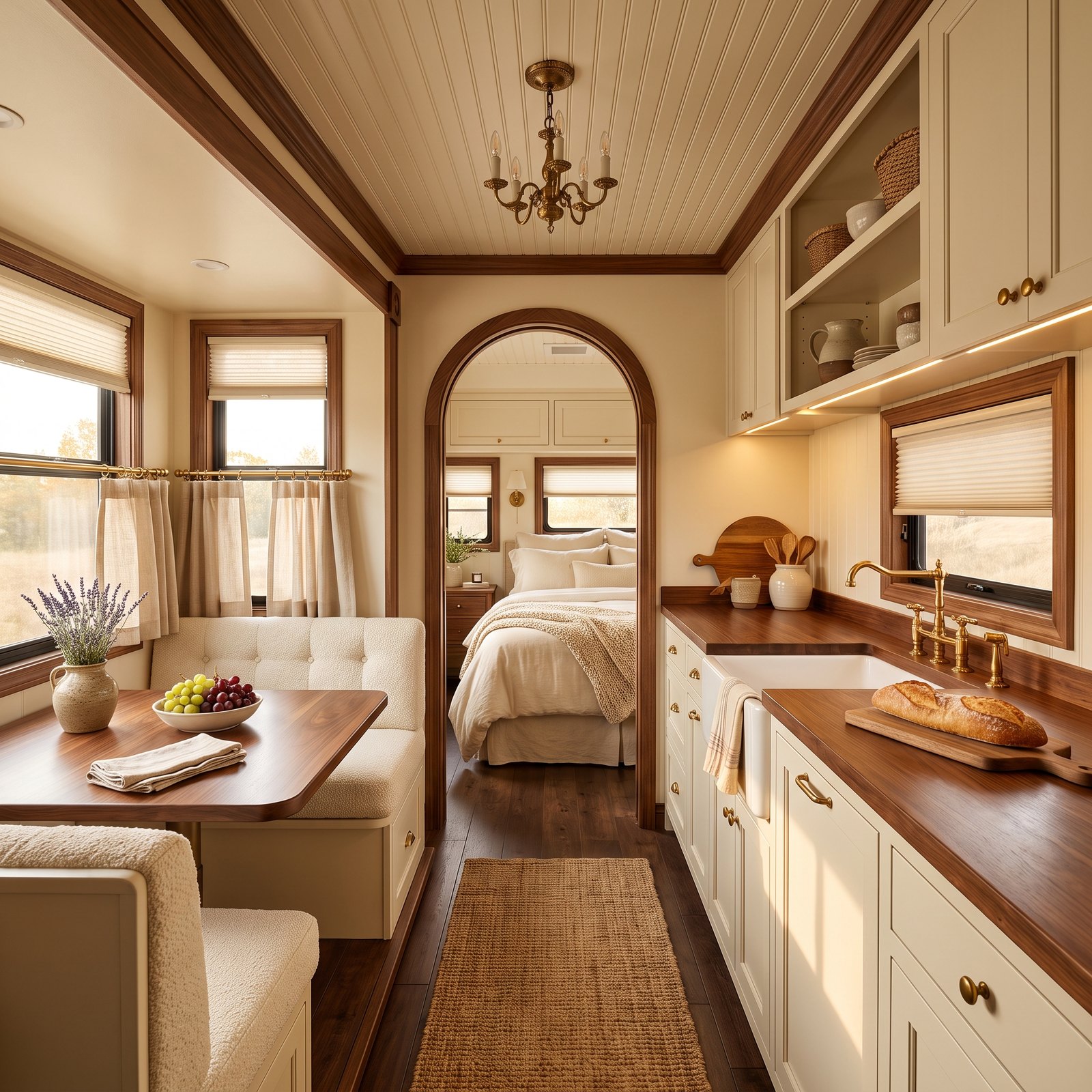 A Travel Trailer Remodel With French Country Charm