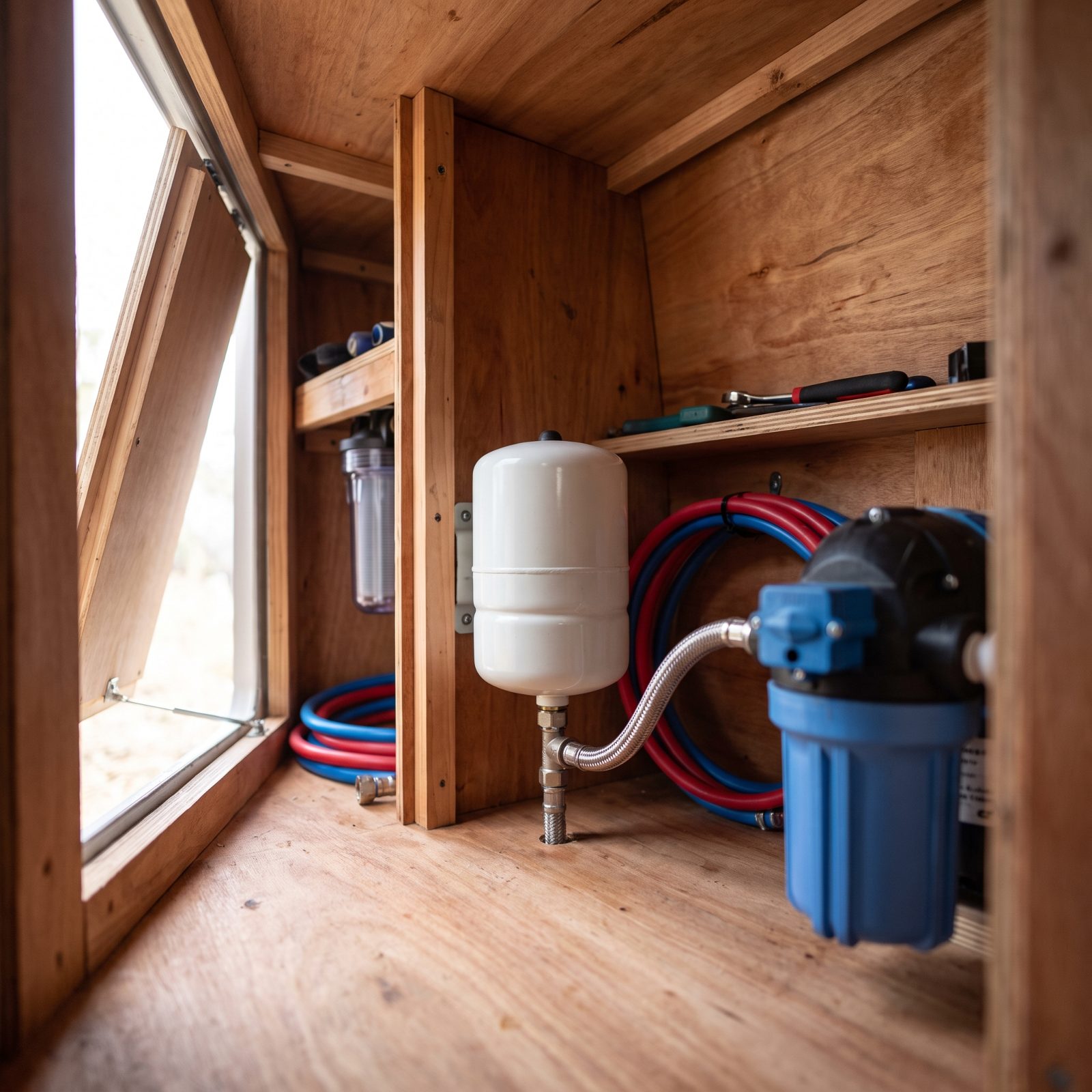 An Accumulator Tank That Smooths Pulsing Water Pressure