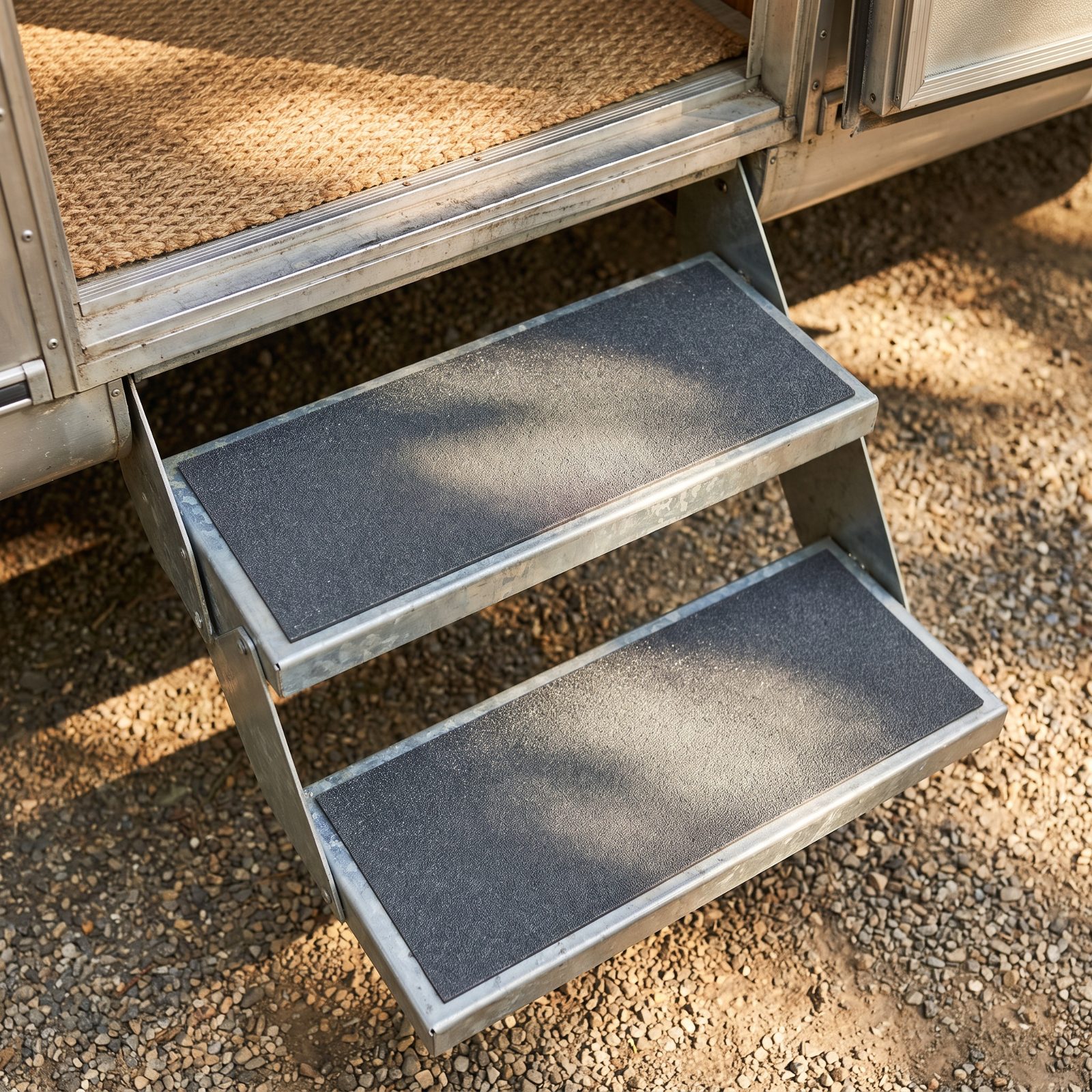 Add New Nonslip Treads to the Entry Steps