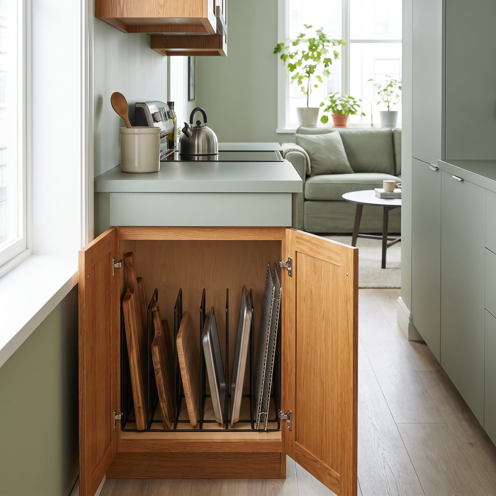 Add Vertical Dividers for Cutting Boards and Baking Sheets