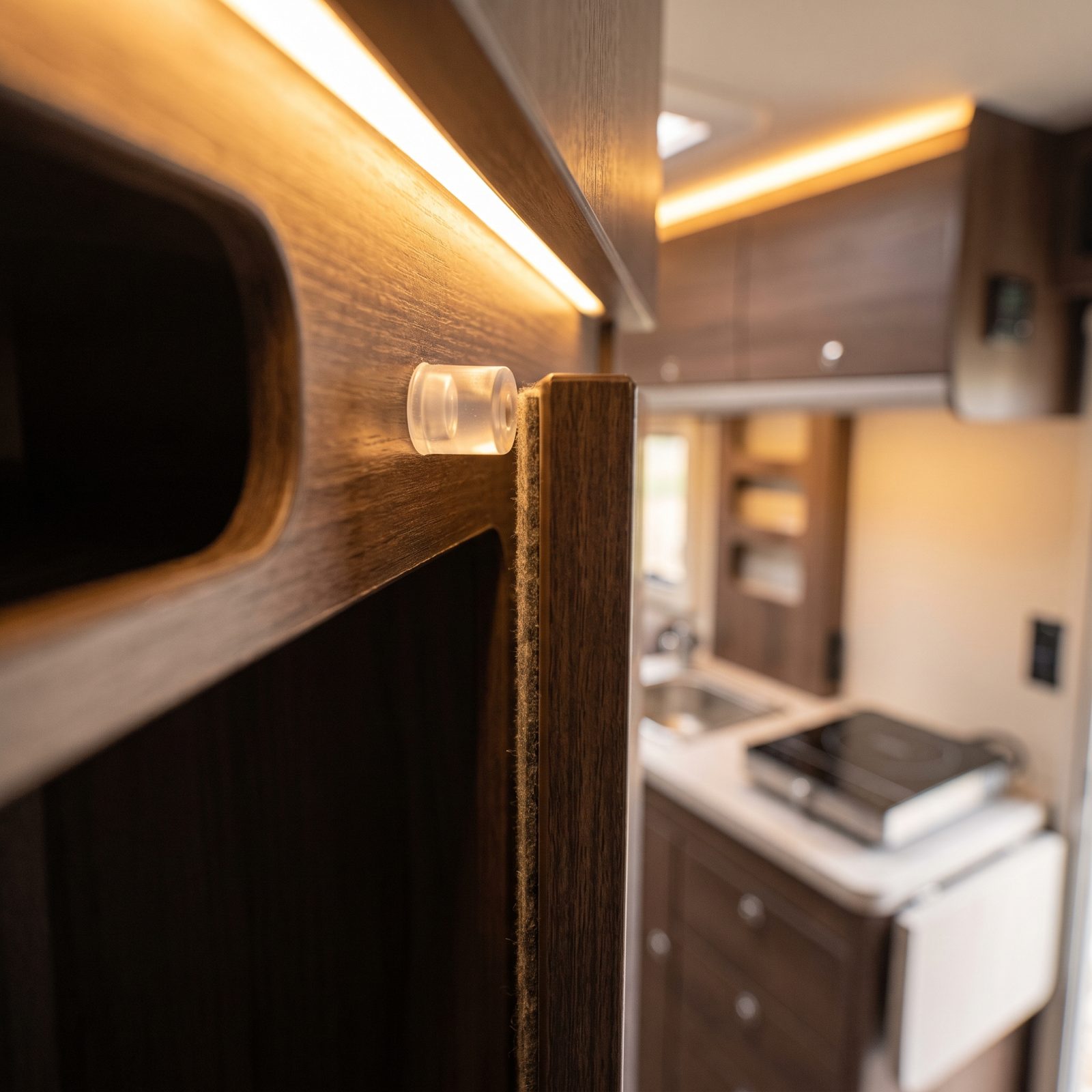 Adhesive Soft-Close Dampers That End the 2 a.m. Cabinet Slam