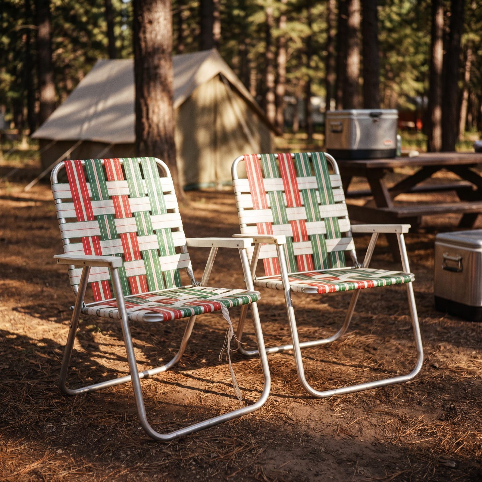 Aluminum Folding Lawn Chairs With Woven Webbing