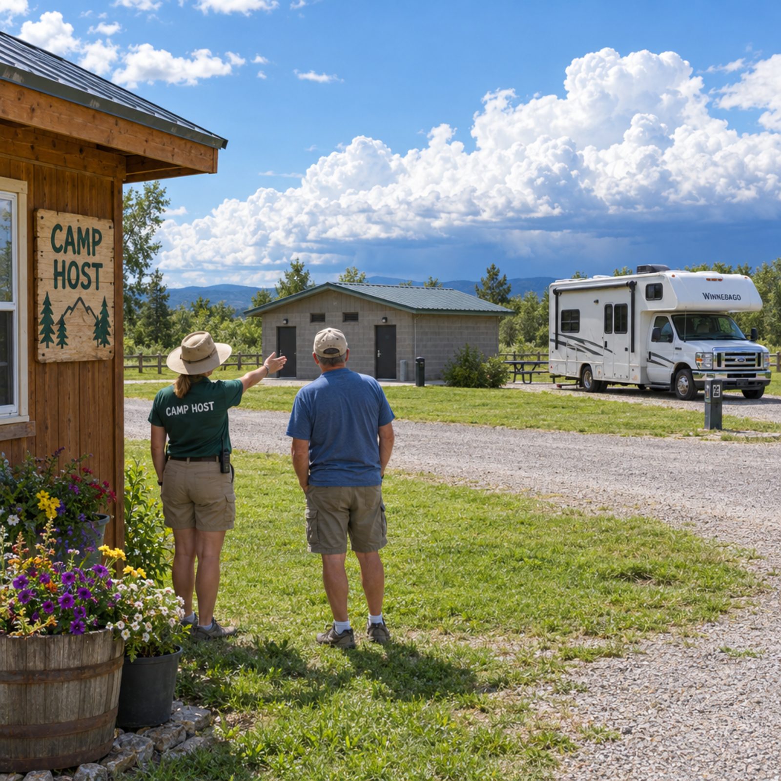 Ask the Camp Host Where the Nearest Storm Shelter Is