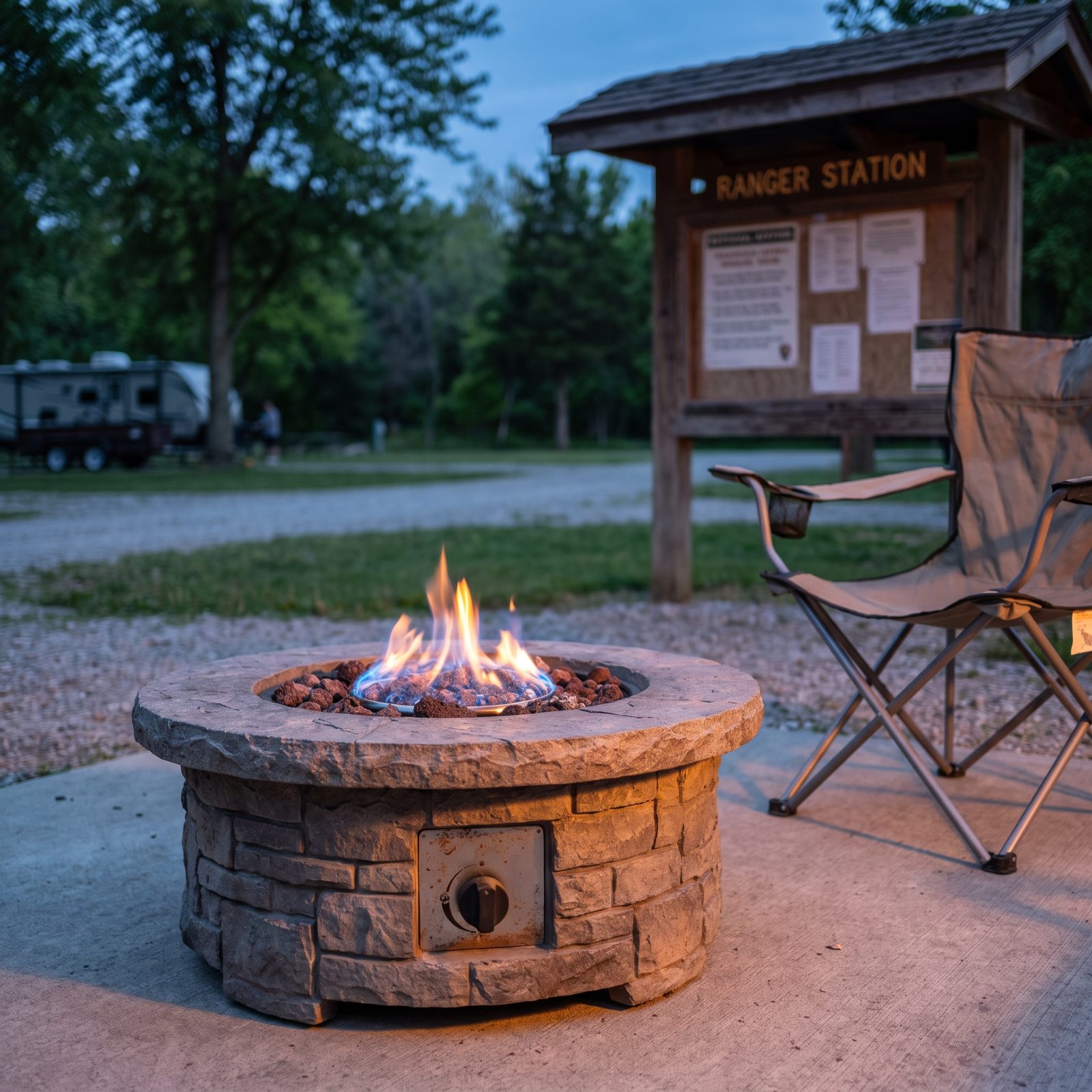 Ask Whether a Burn Ban Includes Propane Fire Pits