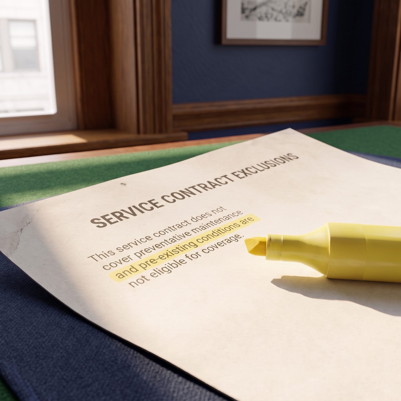 Audit Service Contract Exclusions