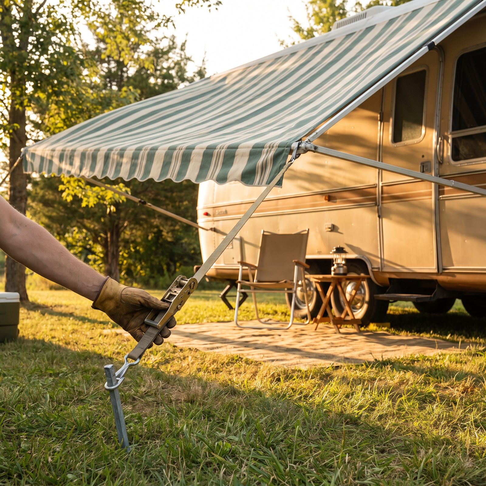 The Awning Tie-Down Kit That Made Risky Wind Use Tempting