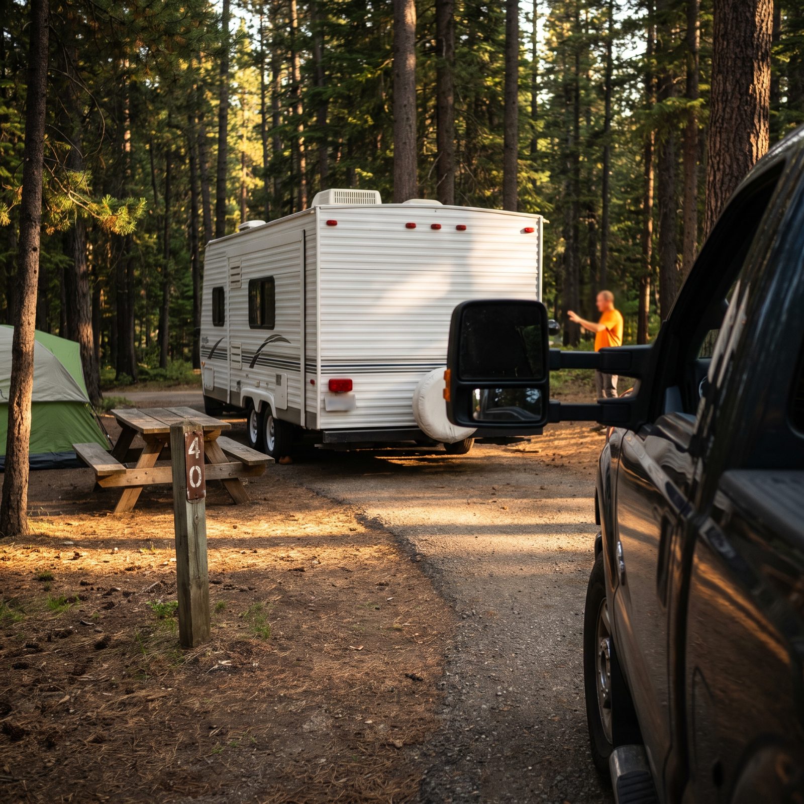 Backing Up Without a Visible Spotter and Clear Communication Plan