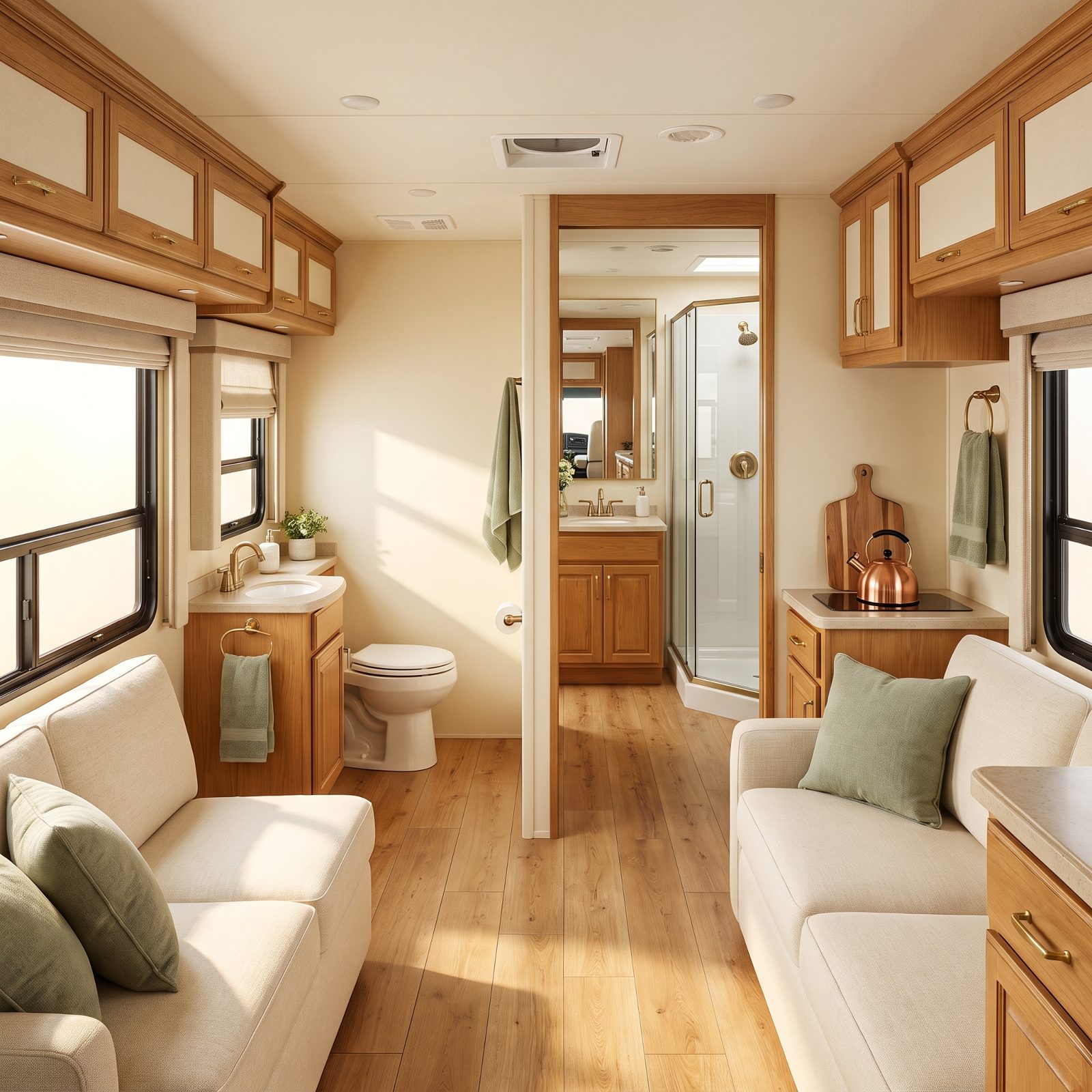 The Bath-and-a-Half Motorhome for Easy Travel Days