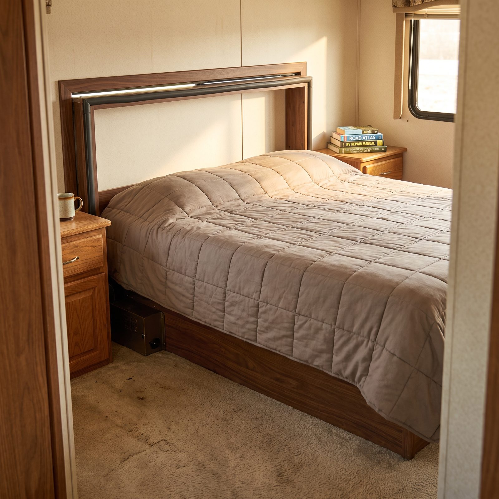 Bedroom Slides That Add Seals and a Motor to Buy You a Few Inches of Floor