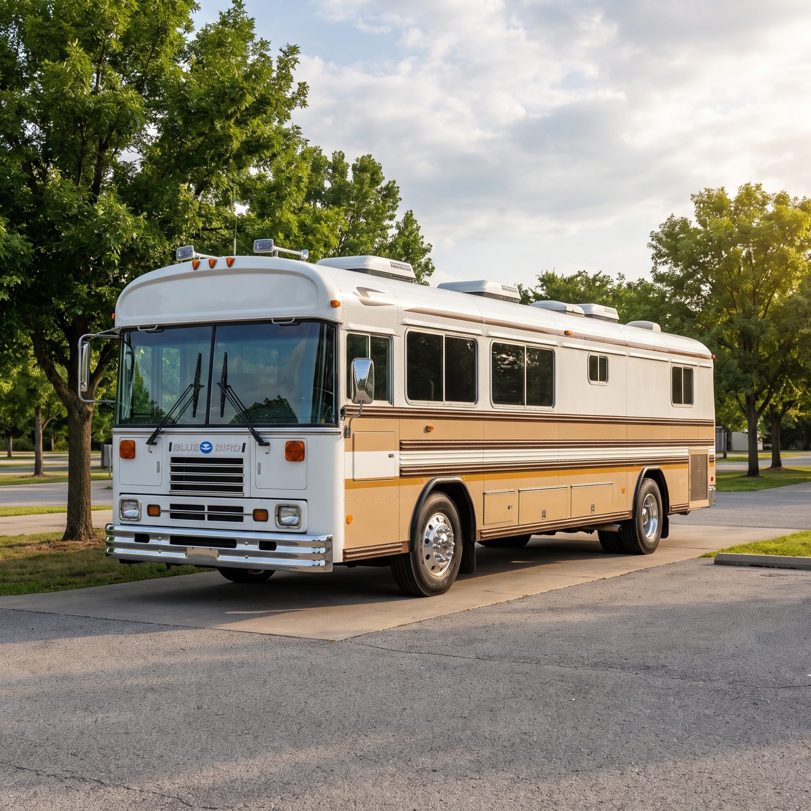 Blue Bird Wanderlodge FC31, The School-Bus-Built Luxury Coach