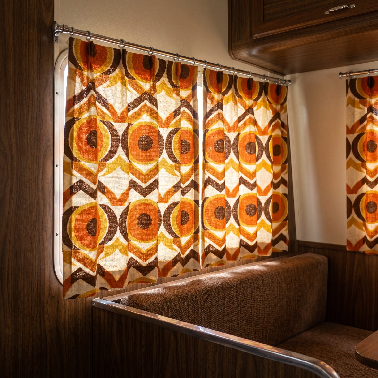 Bold Geometric Curtain Fabric