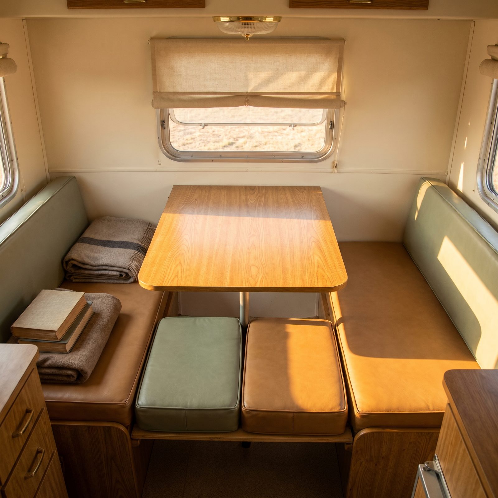 The Booth Dinette That 'Converts to a Bed' No Grown Adult Fits In