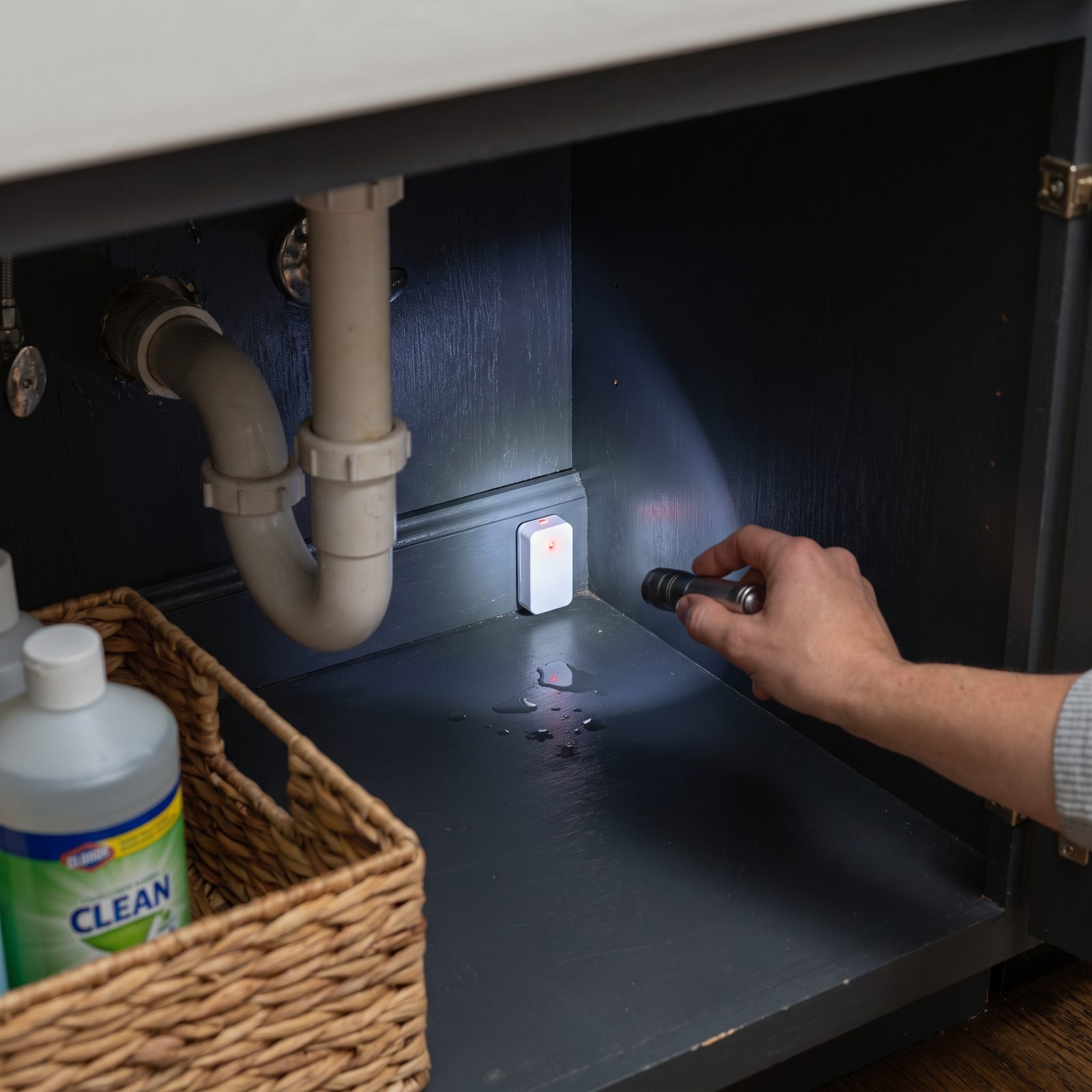 Built-In Water-Leak Detection Sensors