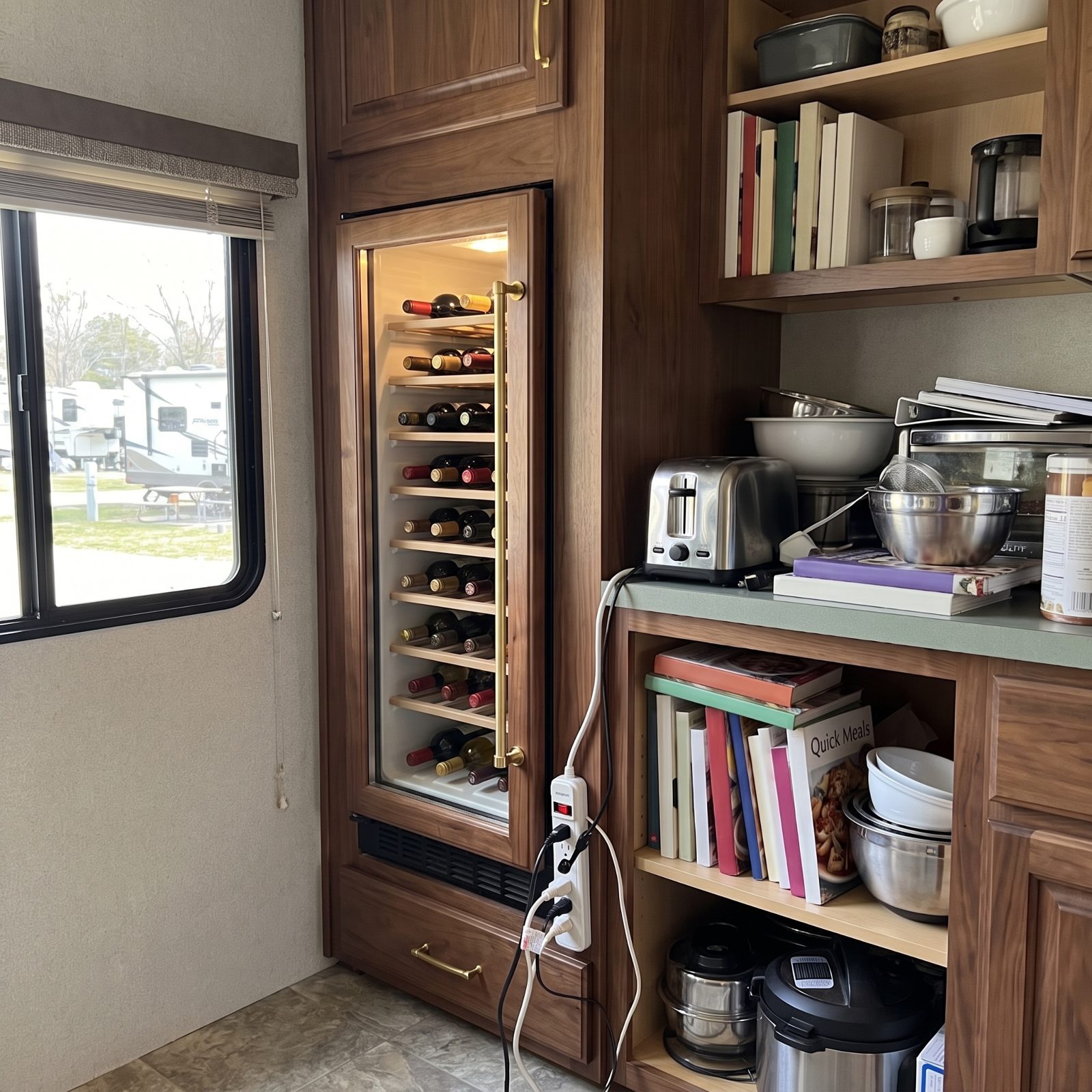 Built-In Wine Refrigerators That Burn Cabinet and Power Budget