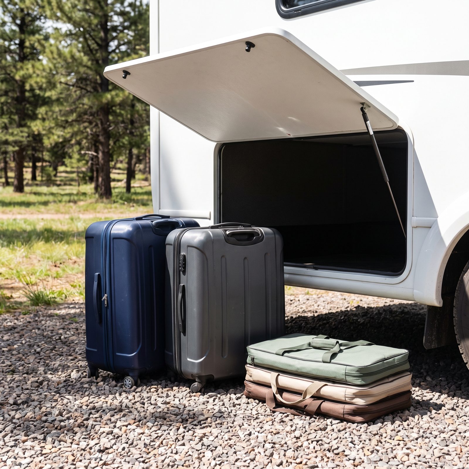 Bulky Hard-Sided Suitcases With No Job Between Trips