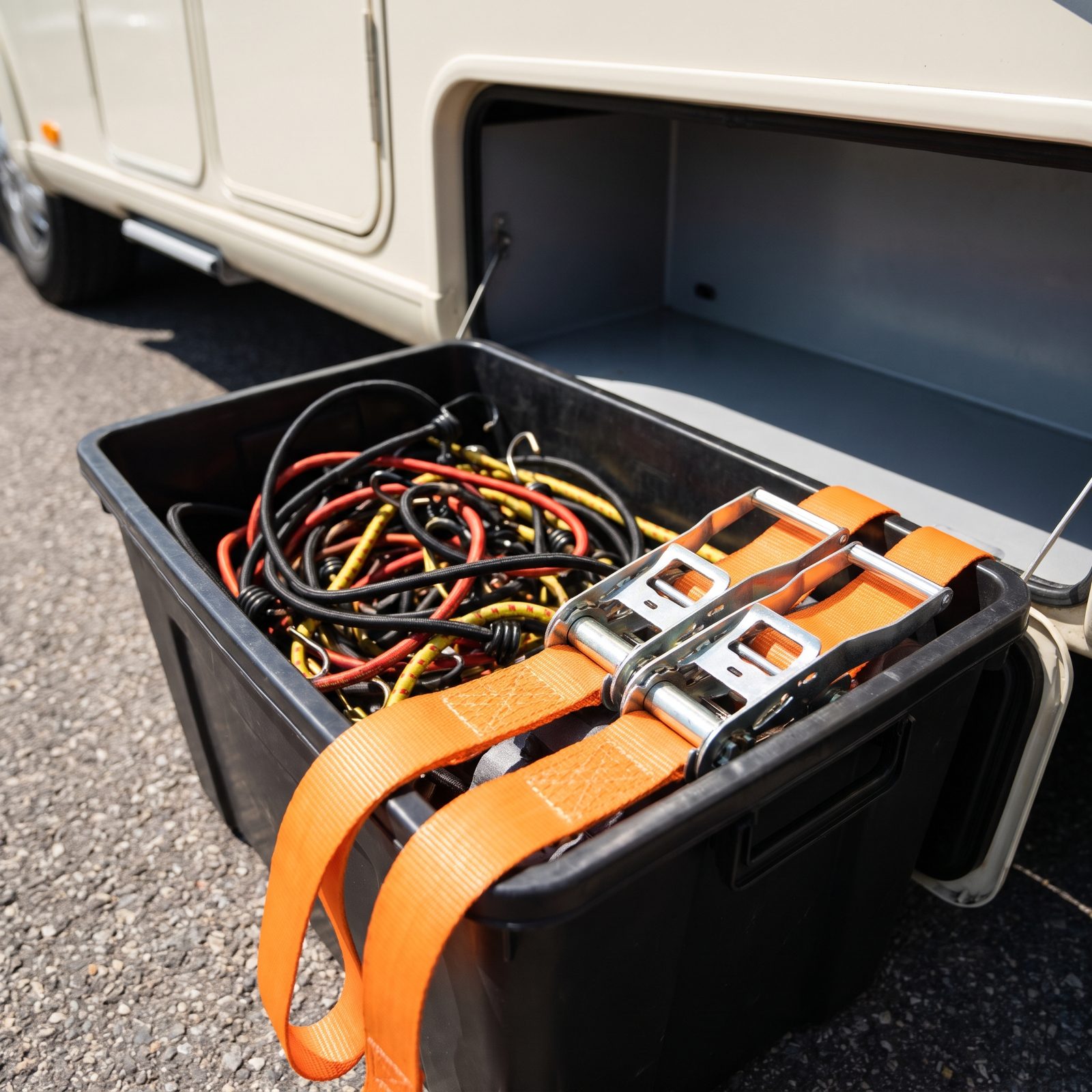 Bungee Cords and Ratchet Straps for Everything That Won't Stay Put