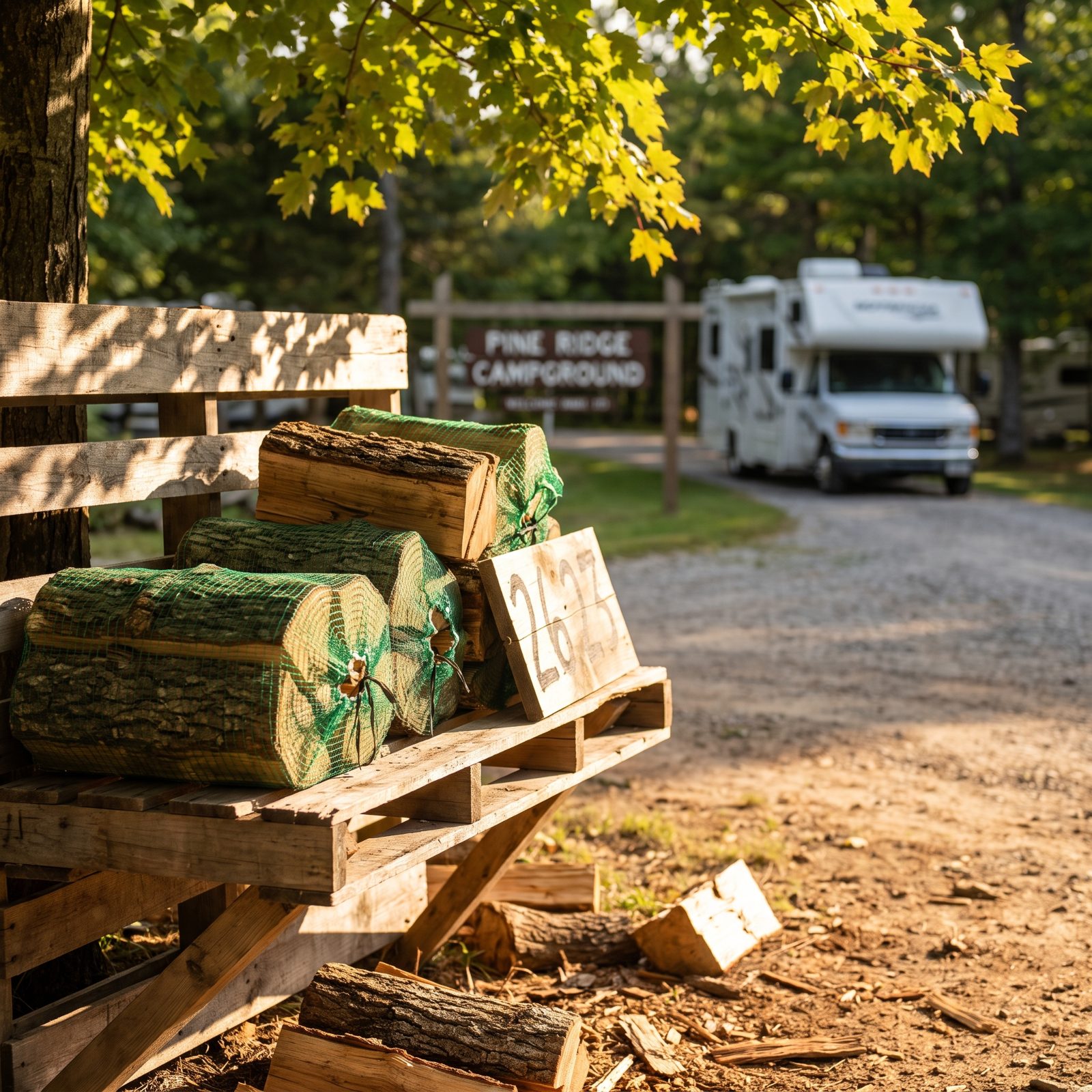 Buy Firewood Near the Campground Instead of Transporting It